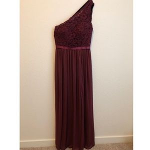 David’s Bridal Bridesmaid Dress- Wine